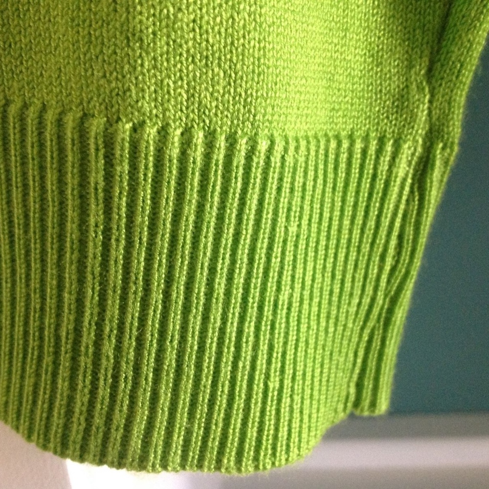 Premise Studio XS Sweater Over-jacket Bright Green - Picture 6 of 9